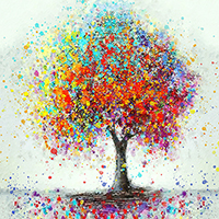 Bloemen en bomen schilderijen online kopen