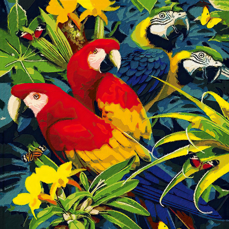 Parrots Popugai
