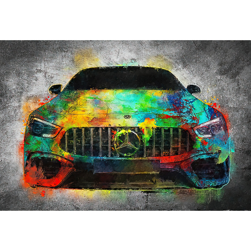 Mercedes Benz schilderij