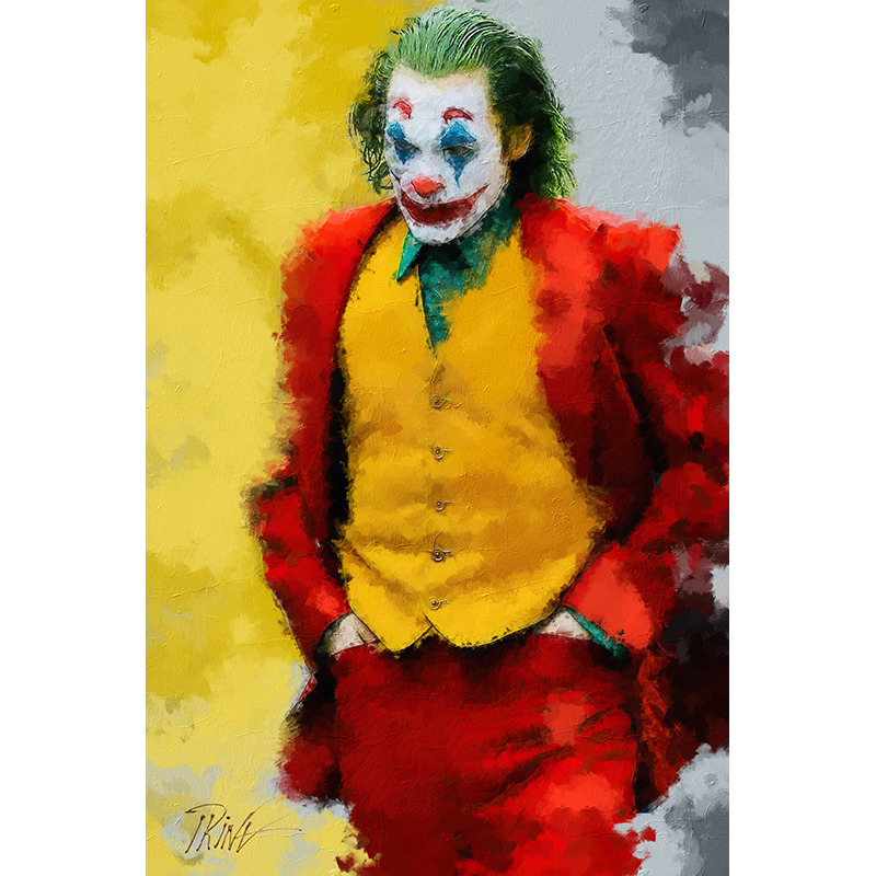 Joker schilderij 