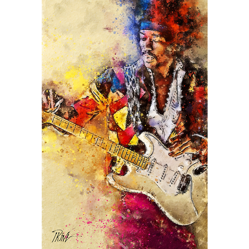 Jimi Hendrix schilderij online kopen