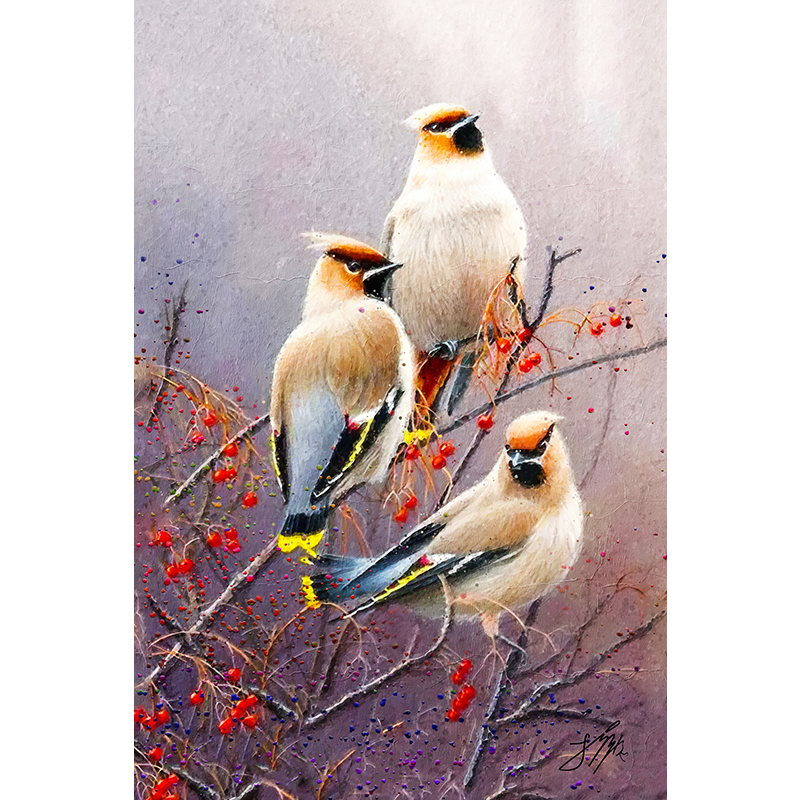 Vogels schilderij online kopen