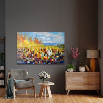 landschap schilderij kopenabstract