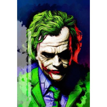 Joker schilderij 