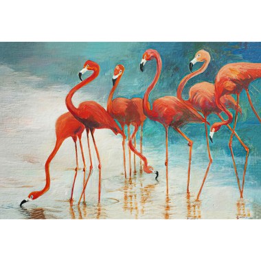 Flamingo schilderij