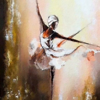 Ballerina schilderij