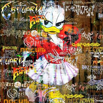 Katrien Duck schilderij