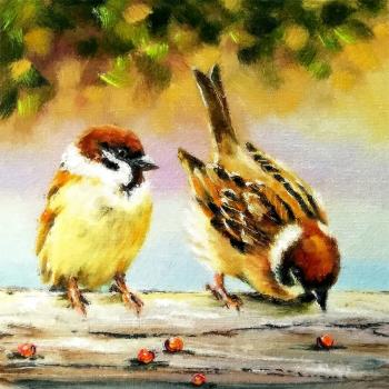 Vogels schilderij