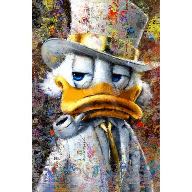Donald duck schilderij