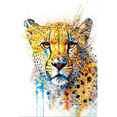 Leopard schilderij