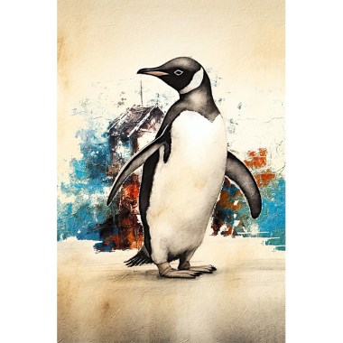 penguin schilderij