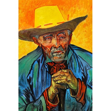 De boer schilderij van Vincent van Gogh