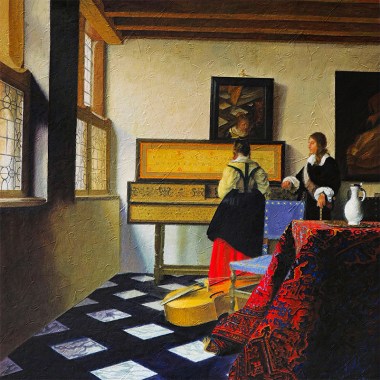 De muziekles - Johannes Vermeer