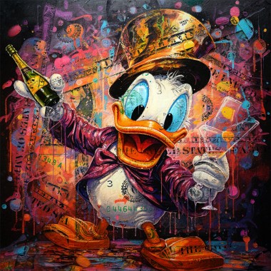 Donald Duck schilderij