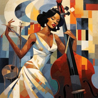 Vrouw en Cello
