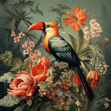 Vogel schilderij