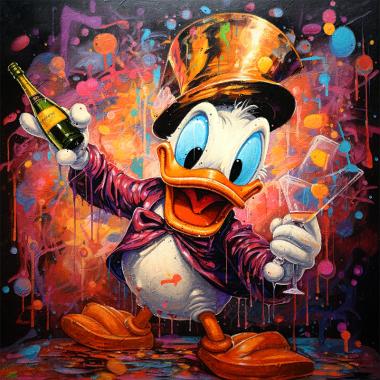 Schilderij Donald Duck II