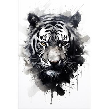 Tiger in zwart