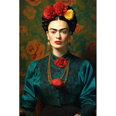 Frida Kahlo met de bloem