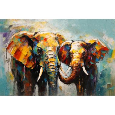 gekleurde olifanten