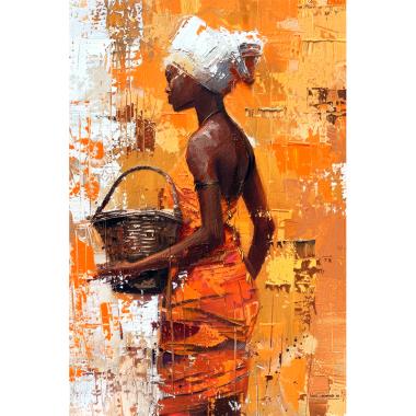 Afrika kunst als wanddecoratie