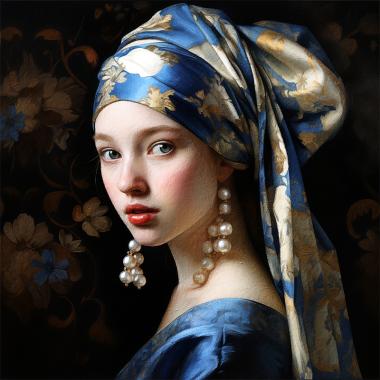De Delfts blauwe vrouw
