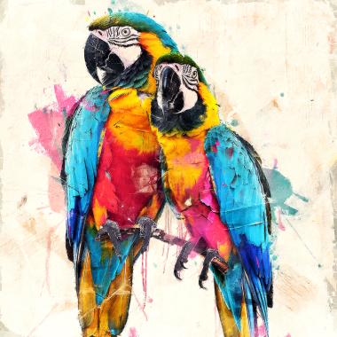 papegaaien schilderij