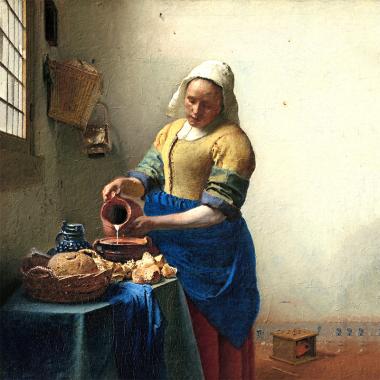 Het Melkmeisje van Vermeer