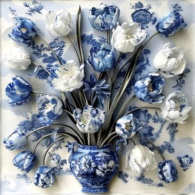 De Delfts Blauwe tulpen