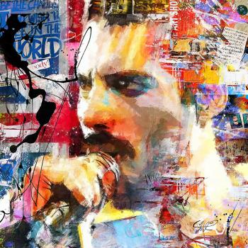 Freddie Mercury schilderij kopen 