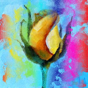 Bloemen in schilderij online kopen