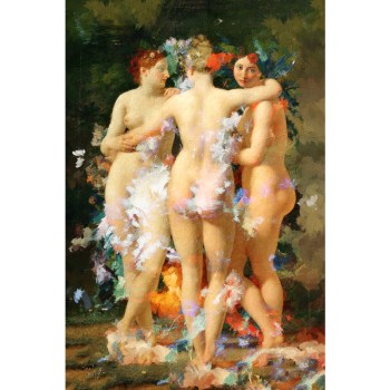 De drie gratiën schilderij kopen