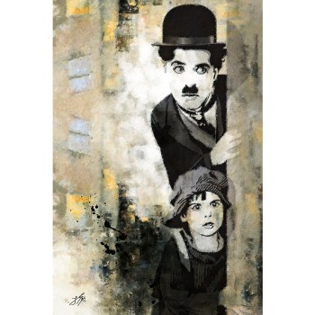 Charlie Chaplin schilderij kopen online