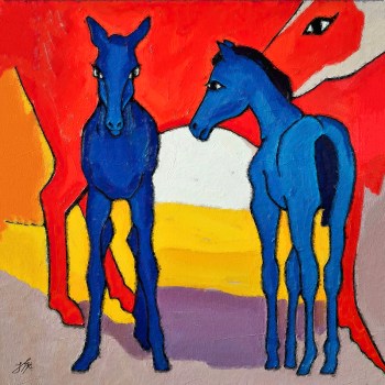 Paarden schilderij kopen online